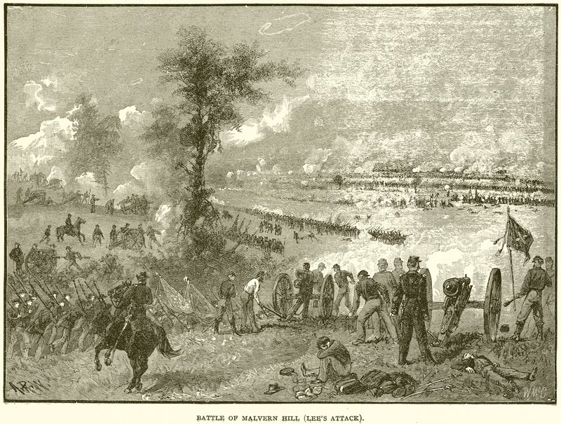Malvern Tepesi Savaşı (Lees Attack) by English School