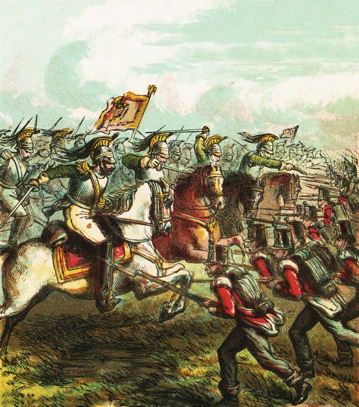 Waterloo Savaşı by English School