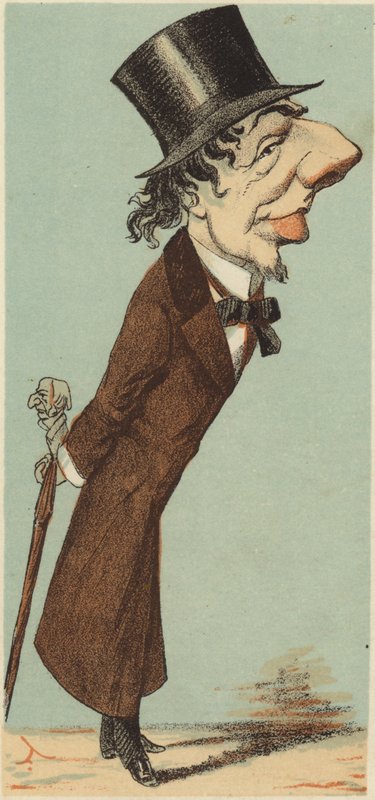 Benjamin disraeli by English School