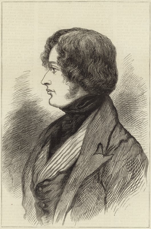 1837 yılında Benjamin Disraeli by English School