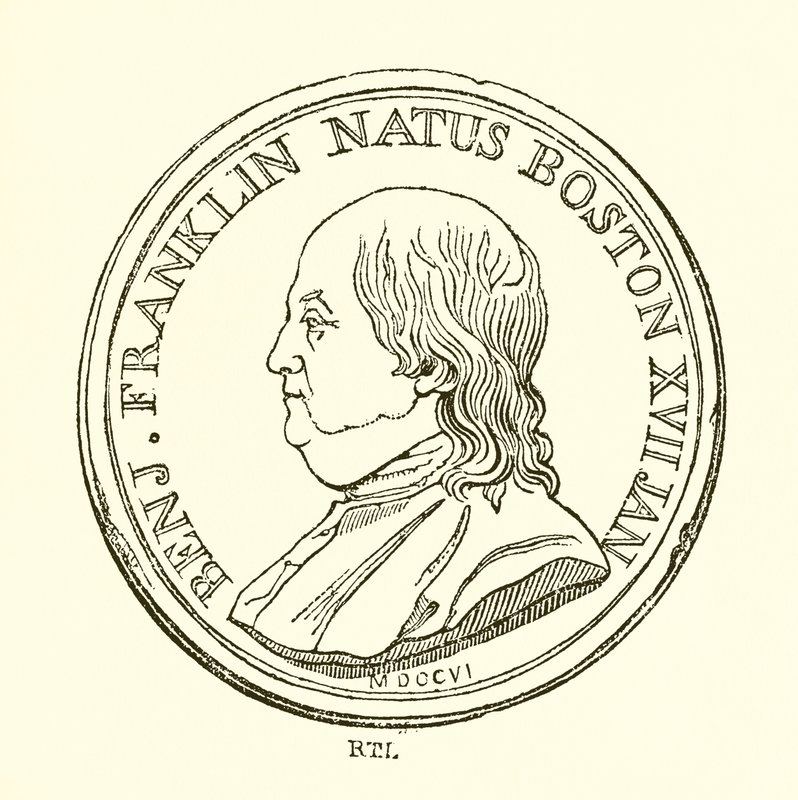 Benjamin Franklin by English School