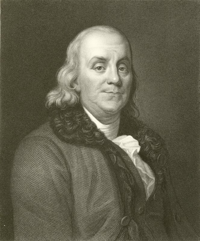Benjamin Franklin by English School