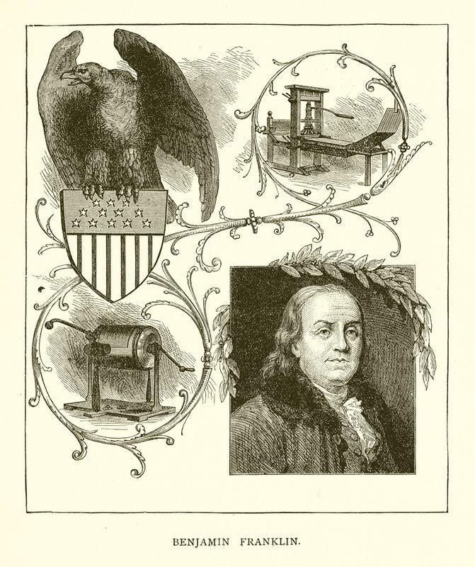 Benjamin Franklin by English School