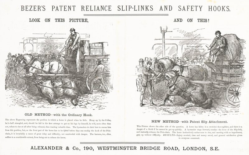 Bezers Patent Reliance Slip-Links ve Güvenlik Kancaları by English School