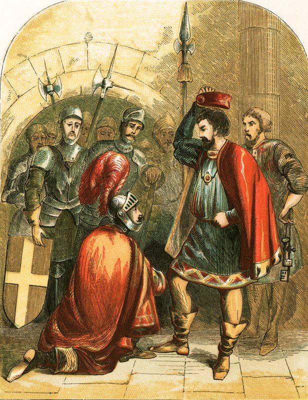 Bolingbroke ve II. Richard by English School