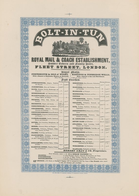 Bolt-in-Tun Royal Mail & Coach Kurulumu by English School