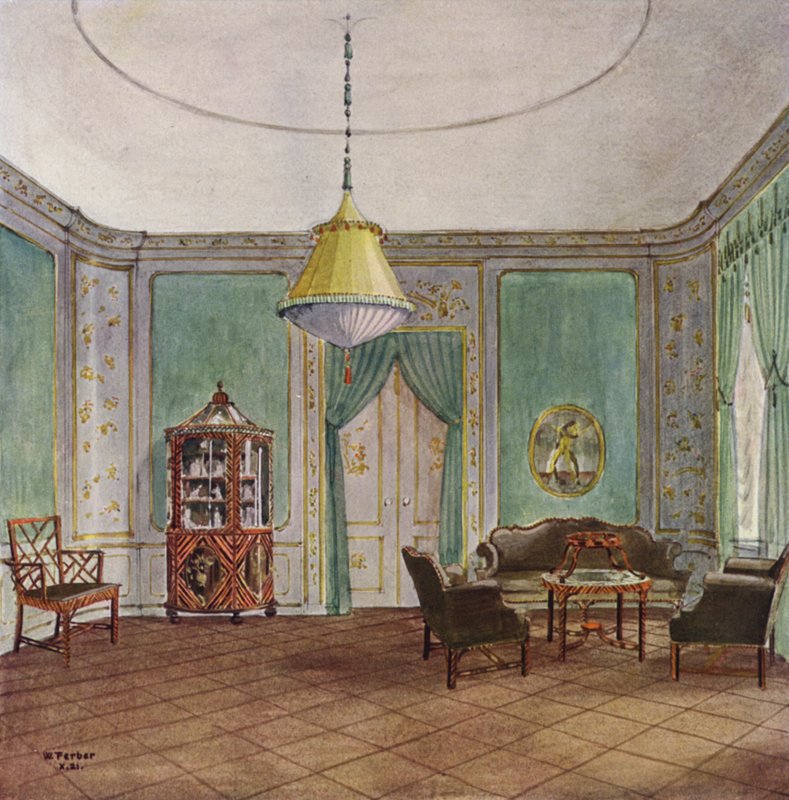 Boudoir (renkli taş) by English School