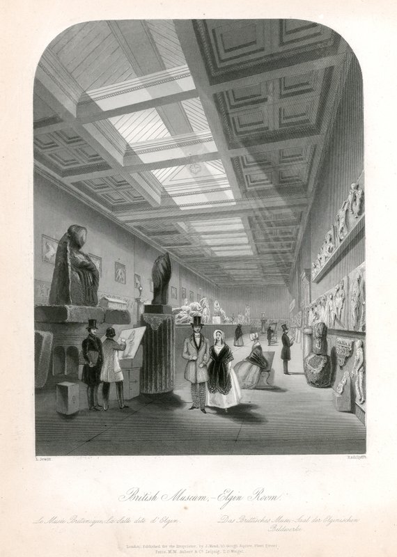 British Museum - Elgin Odası by English School
