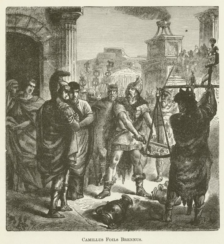 Camillus Folyoları Brennus by English School
