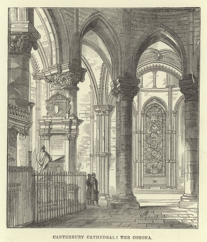 Canterbury Katedrali, korona by English School