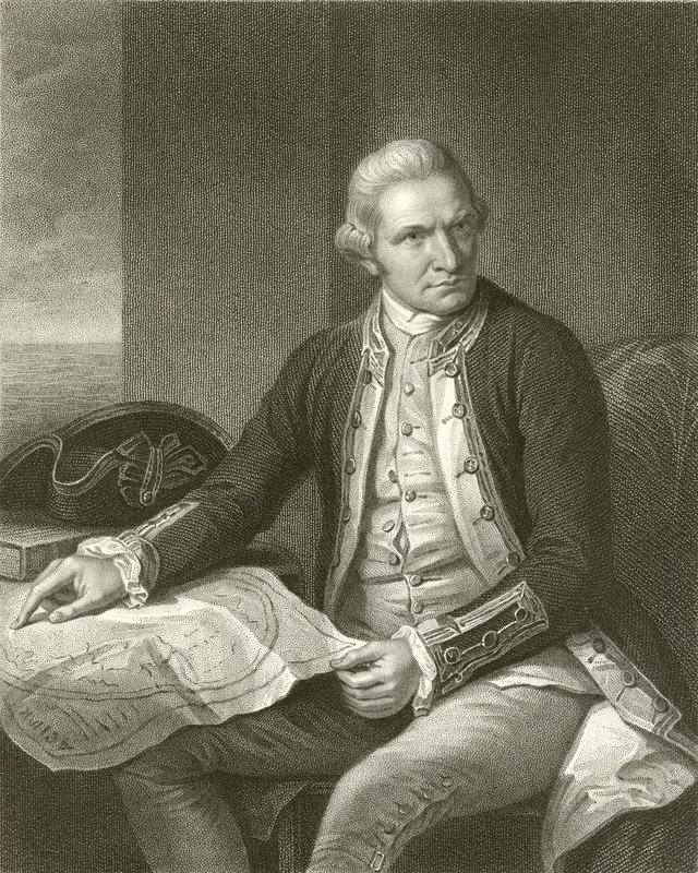 Kaptan James Cook by English School