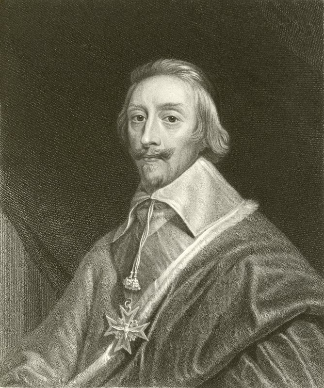 Kardinal Richelieu by English School