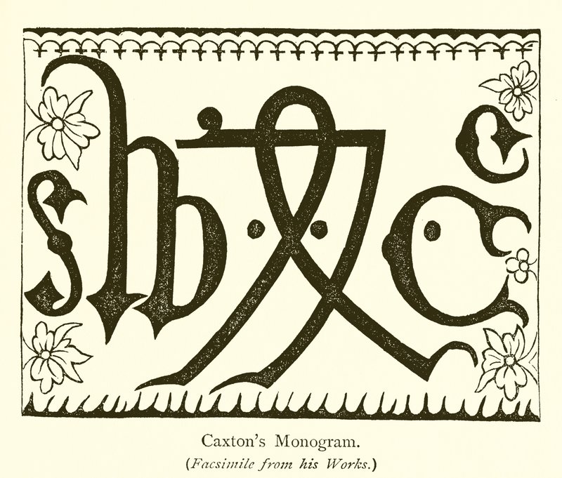 Caxton Monogramı by English School
