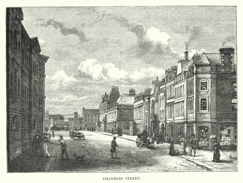 Chambers Caddesi (gravür) by English School