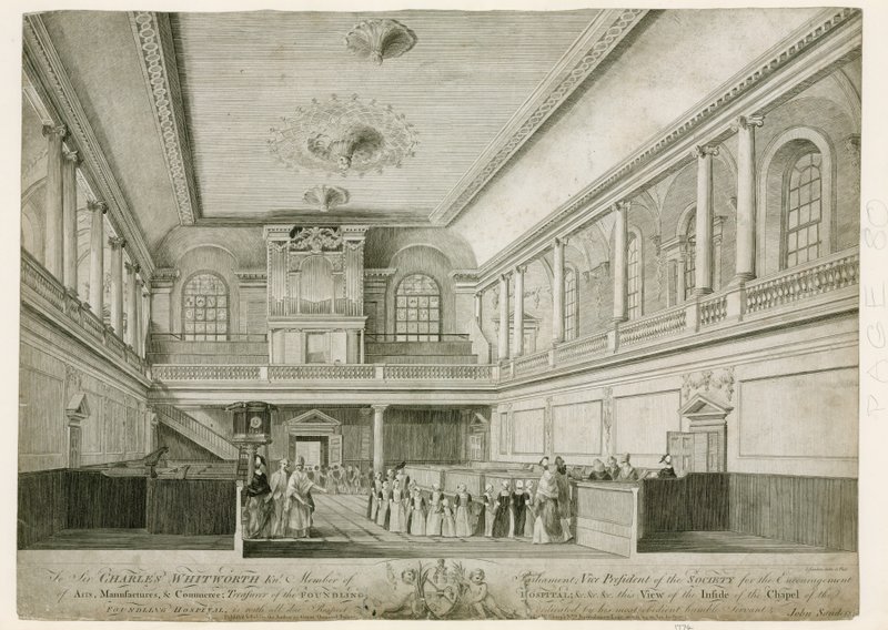 Foundling Hastanesi Şapeli by English School