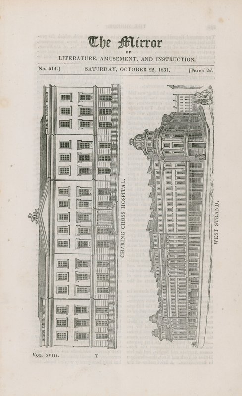 Charing Cross Hastanesi ve West Strand by English School