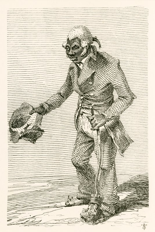 Charles MGee, ünlü bir siyah adam by English School