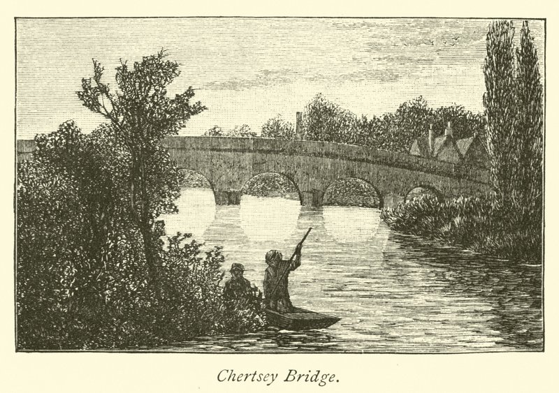 Chertsey Köprüsü by English School