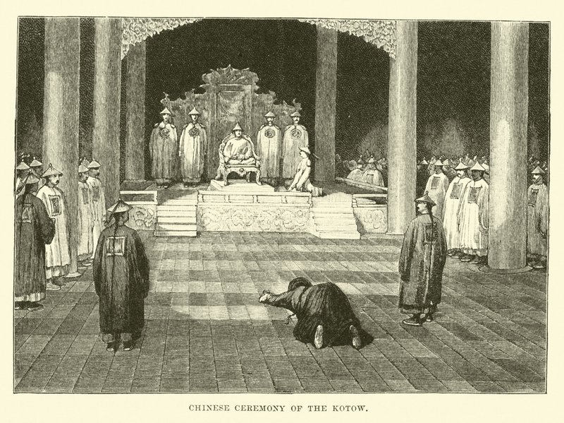 Kotow Çin Töreni by English School