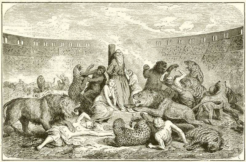 Arenada Hristiyan Şehitler by English School