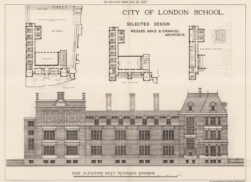 Londra Şehri Okulu; yan yükseklik by English School