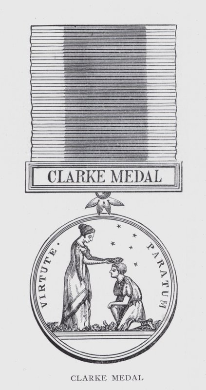 Clarke madalyası (lito) by English School