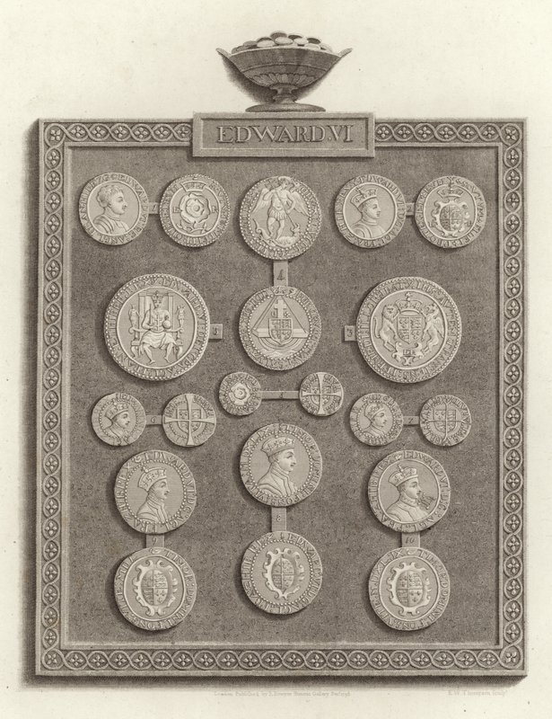 Edward VI Madeni Paraları by English School