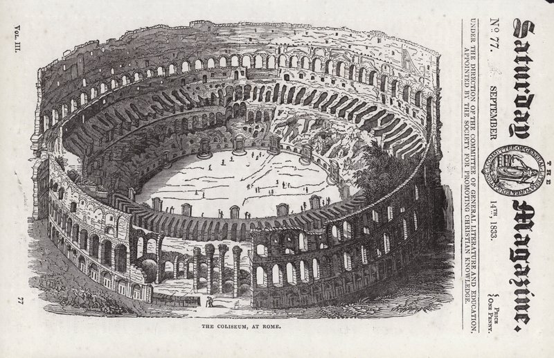 Kolezyum, Roma (gravür) by English School