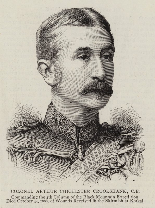 Albay Arthur Chichester Crookshank (gravür) by English School