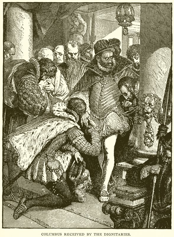 Kolomb, Devlet Adamları Tarafından Karşılandı by English School