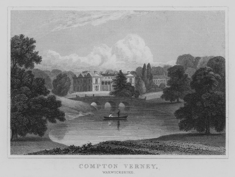 Compton Verney, Warwickshire (gravür) by English School