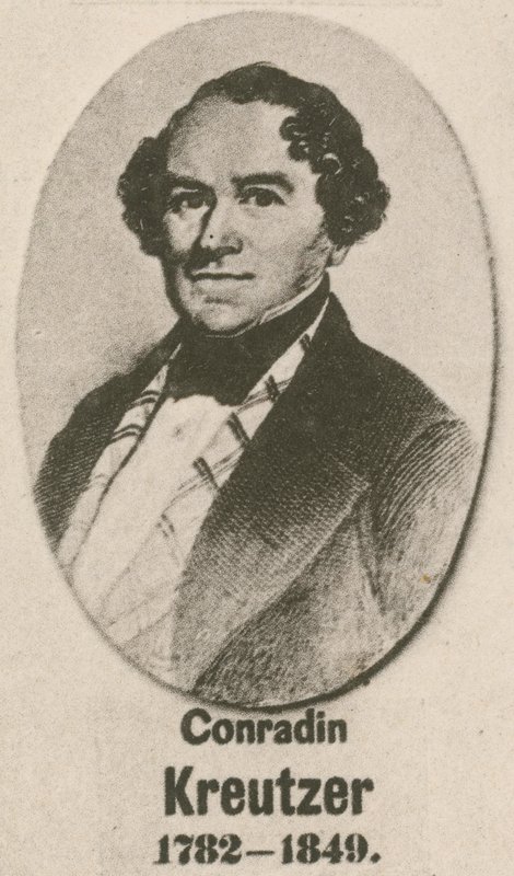 Conradin Kreutzer (gravür) by English School