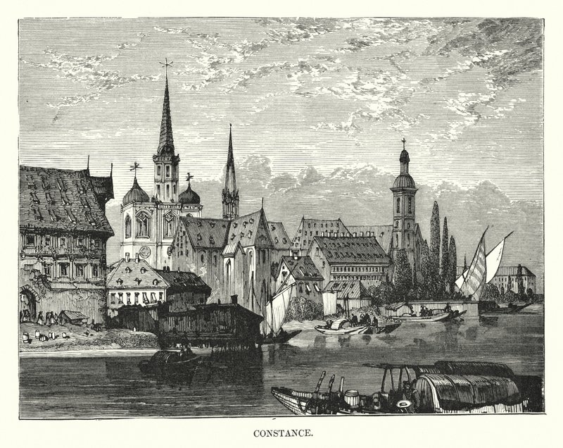 Konstanz (gravür) by English School