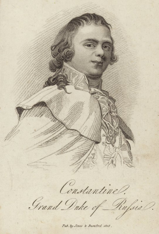 Konstantin Pavloviç, Rusya Büyük Dükü by English School