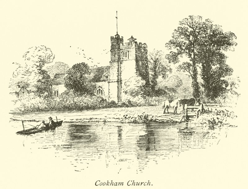 Cookham Kilisesi by English School