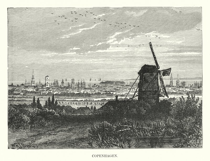 Kopenhag (gravür) by English School
