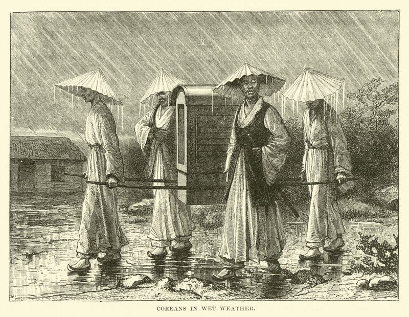 Koreliler yağışlı havalarda by English School