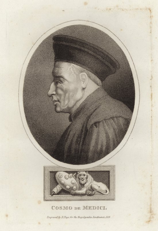 Cosimo de Medici by English School