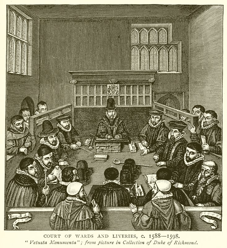 Koğuşlar ve Görünümler Mahkemesi, c. 1588--1598 by English School
