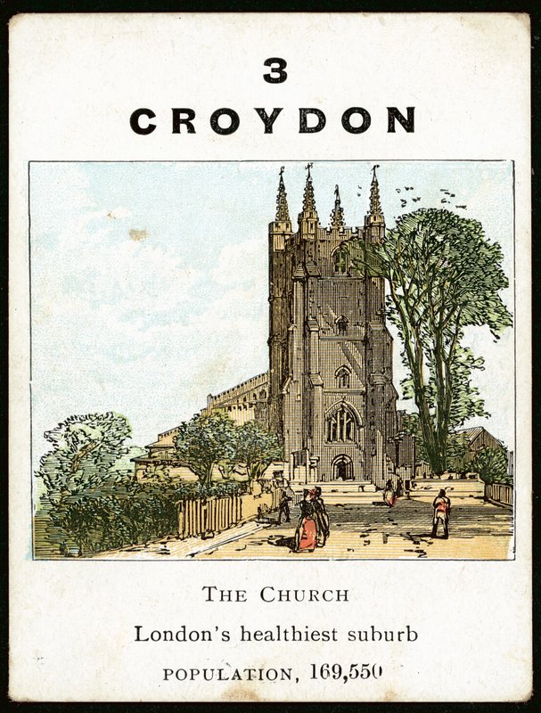 Croydon (renkli taş) by English School
