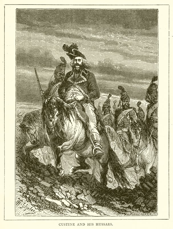 Custine ve Süvarileri by English School