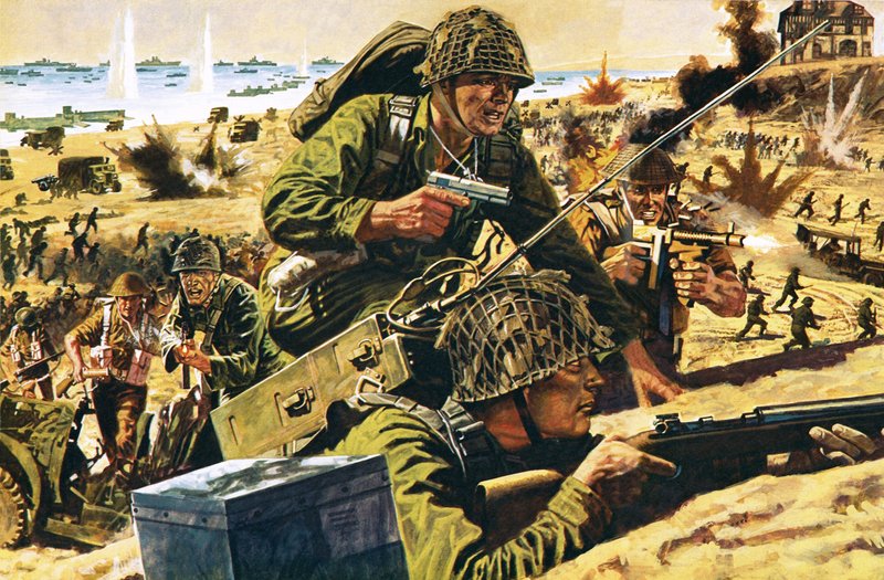 D-Day inişi by English School