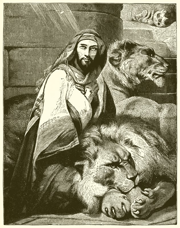 Daniel ve Aslanlar by English School
