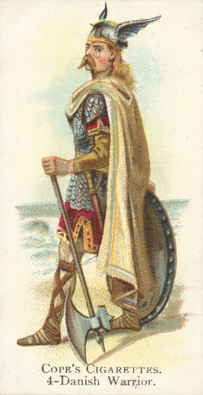 Danimarkalı Savaşçı (chromolitho) by English School