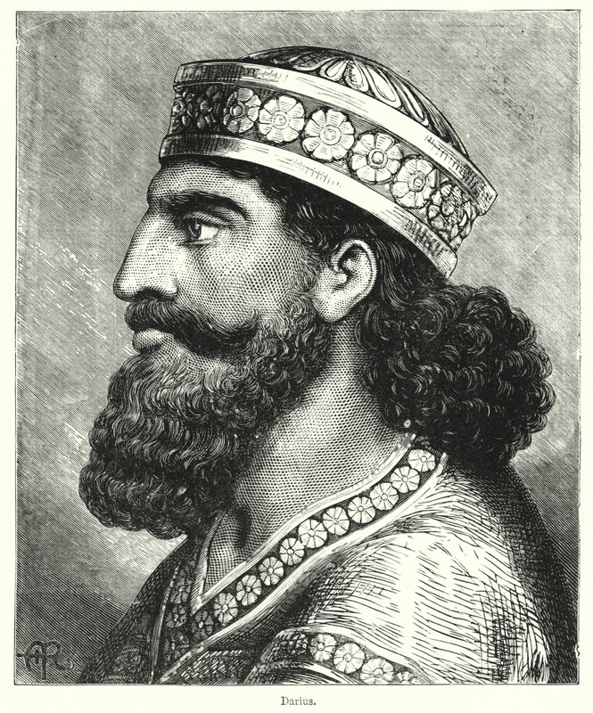 Darius (gravür) by English School