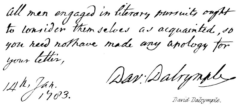 David Dalrymple by English School