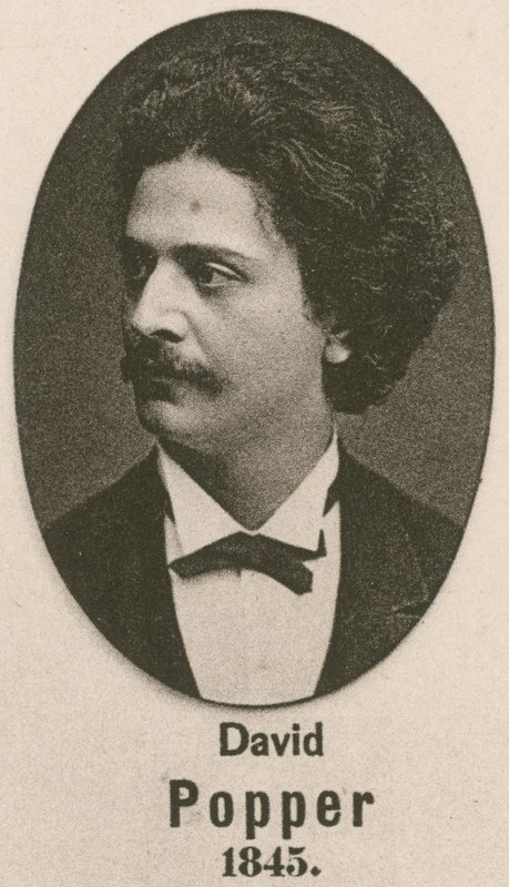 David Popper (gravür) by English School