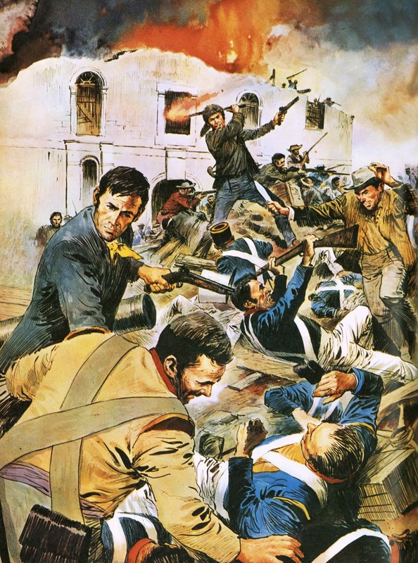 Defending the Alamo by English School