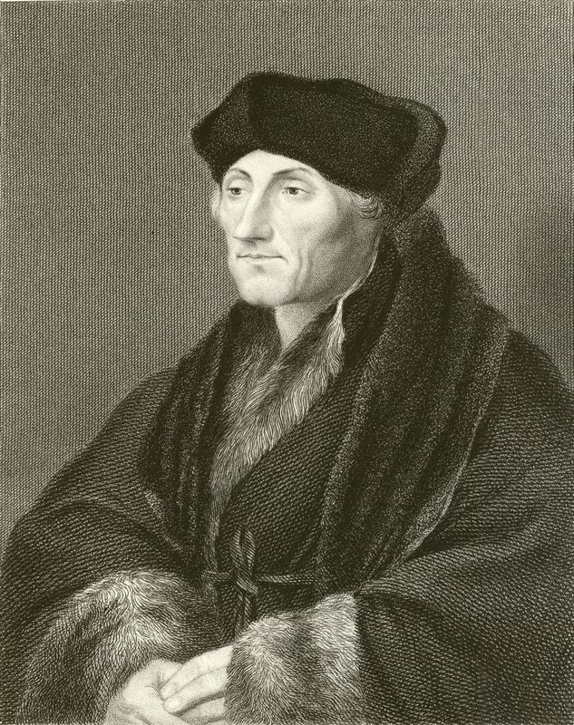 Desiderius Erasmus by English School