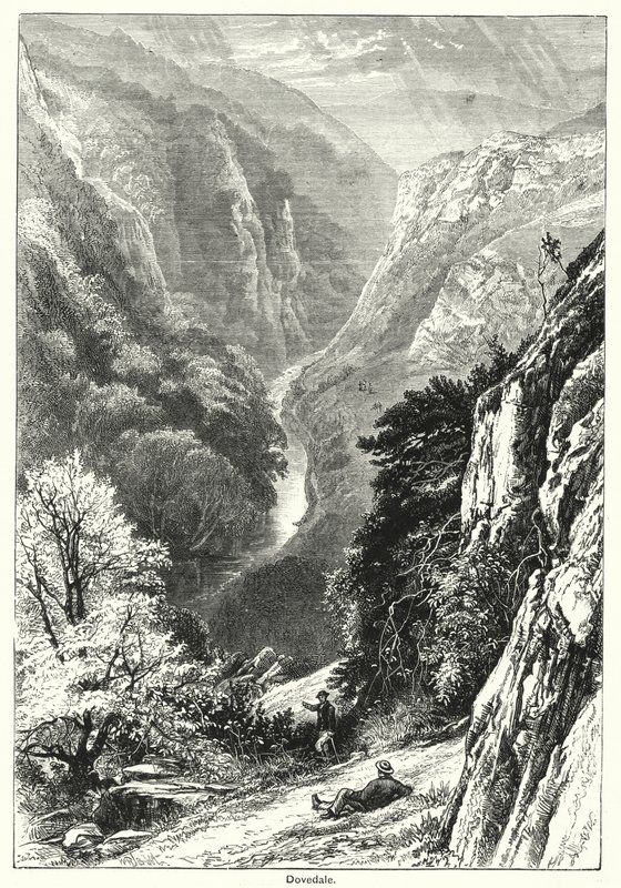 Dovedale (gravür) by English School